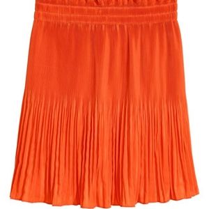 H&M Pleated Skirt in Orange NWT